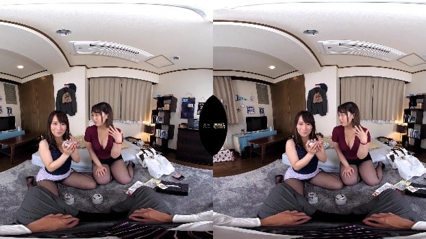 [CLVR-078] When I Went To A Bar Alone, I Was Picked Up By Two Plump, Big-Breasted, Big-Assed Housewives And Ended Up Sharing A Table With Them. (4k Vr / 2048p) 1