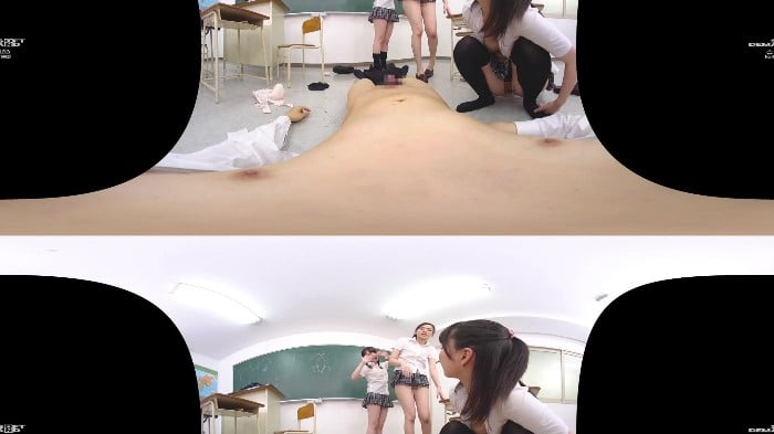 Dsvr-0304 Classmates In Miniskirts And Panty-Showing Sluts Insult You With Harsh Words And Treat You As A Sex-Gratifying Rod 3