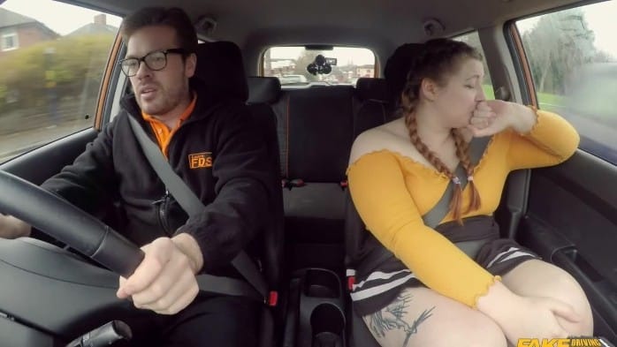 [FakeDrivingSchool] Cute Bbw Crashes The Car For Real - Estella Bathory - 2018-01-22 - 720p 18