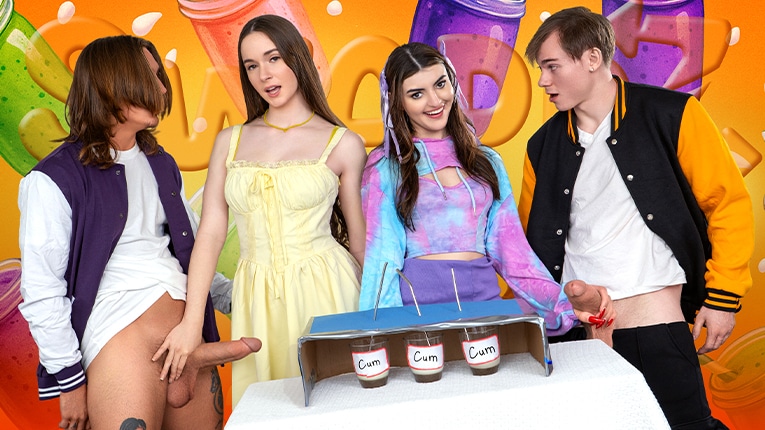 [SisSwap | TeamSkeet] 25 06 29 Julia James, Hazel Moore - Two Cum Smoothies Coming Up FullHD 1