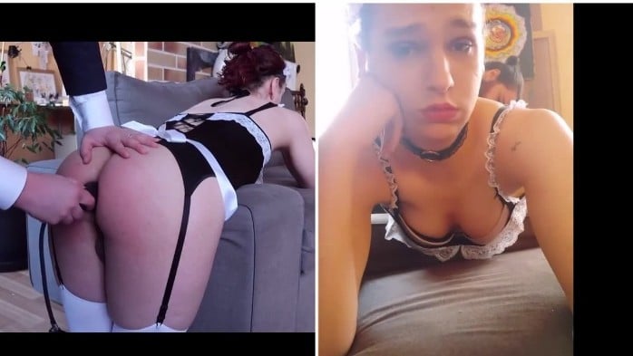 Trans-Maid Spanked Has Her Asshole Stretched And Fucked Hard 9