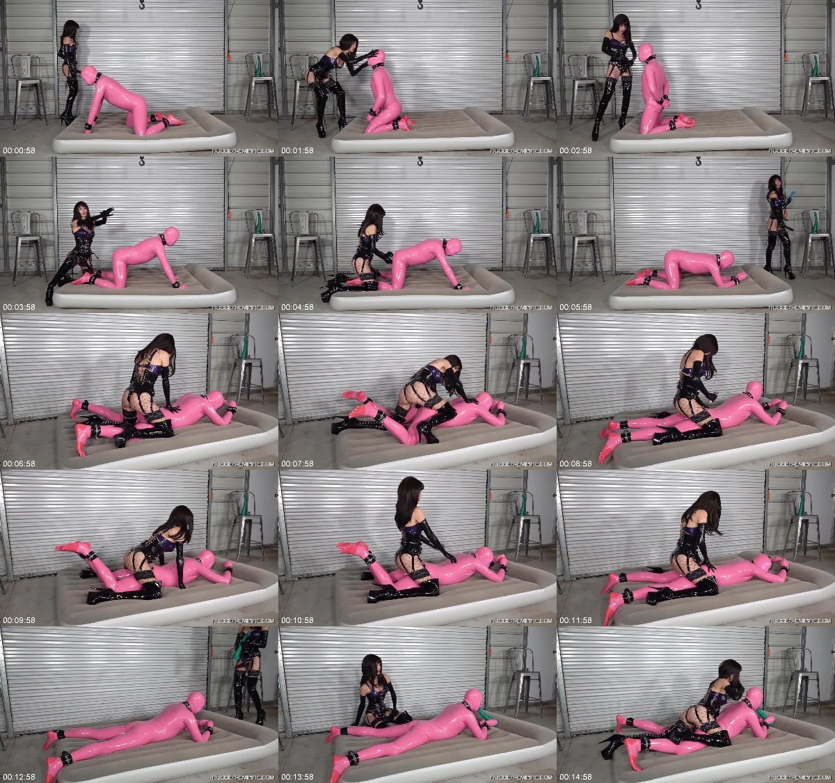 Amator Movie Store - Mistress Susi - Pink Rubber Gimp 6