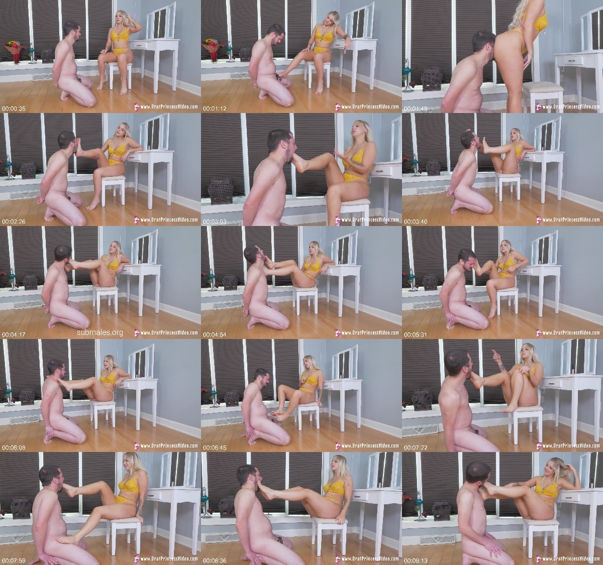 Brat Princess 2 - Kat - Lingerie Wearing Brat Humiliates Mutt with Feet 6