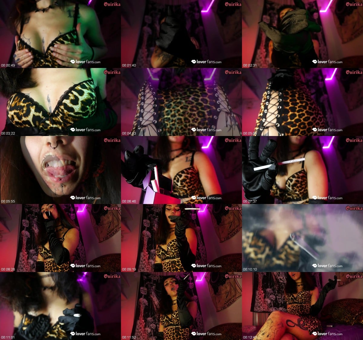 Domina Oni Hannya - Noir Smoking Fwtish Worship 6
