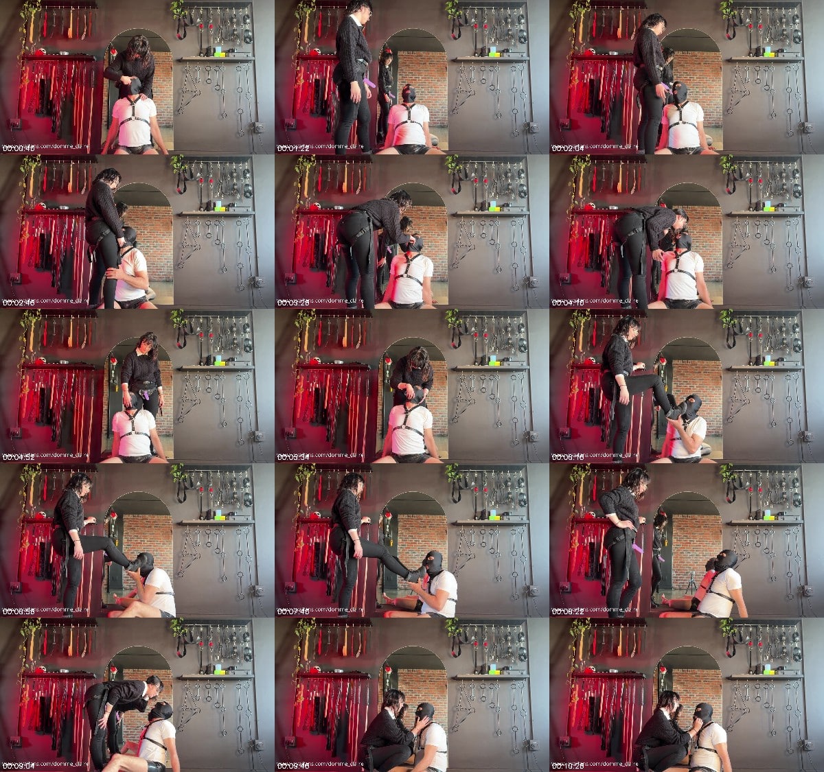 Domme Claire - Mouth Play and Strap Worship 6