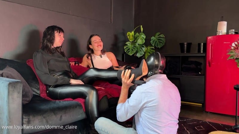 Domme Claire - Shoe Worship Cleaning and Trampling 1