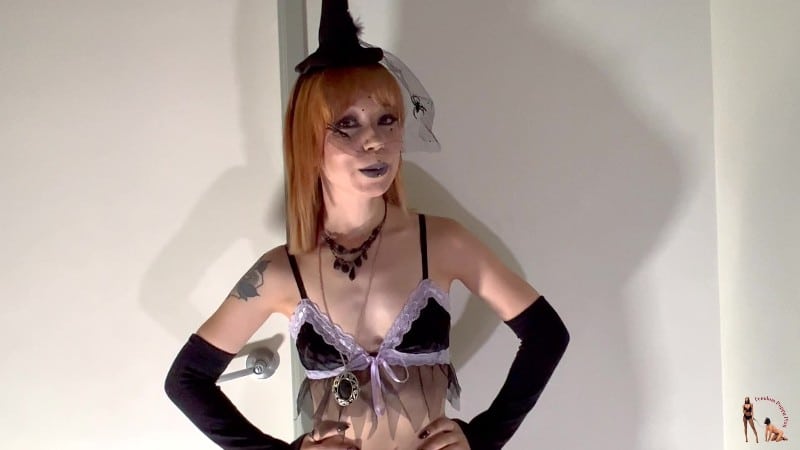 Femdom Puppy Play - Witch Ditria's Potion Turns Her Neighbor Into Her 16