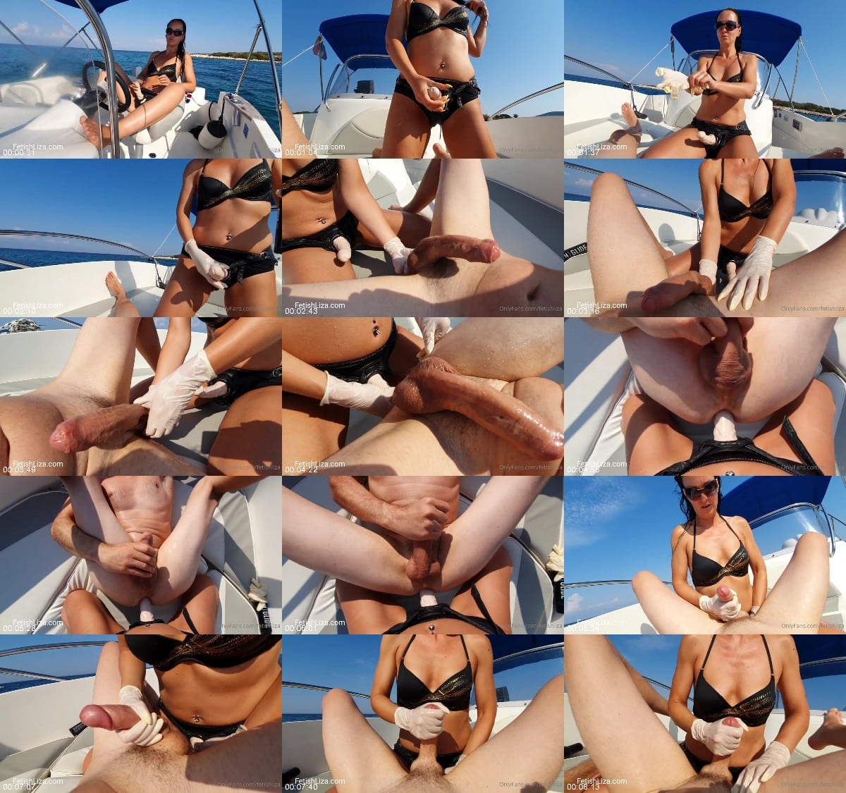 Fetish Liza - Strap on play on the boat 6
