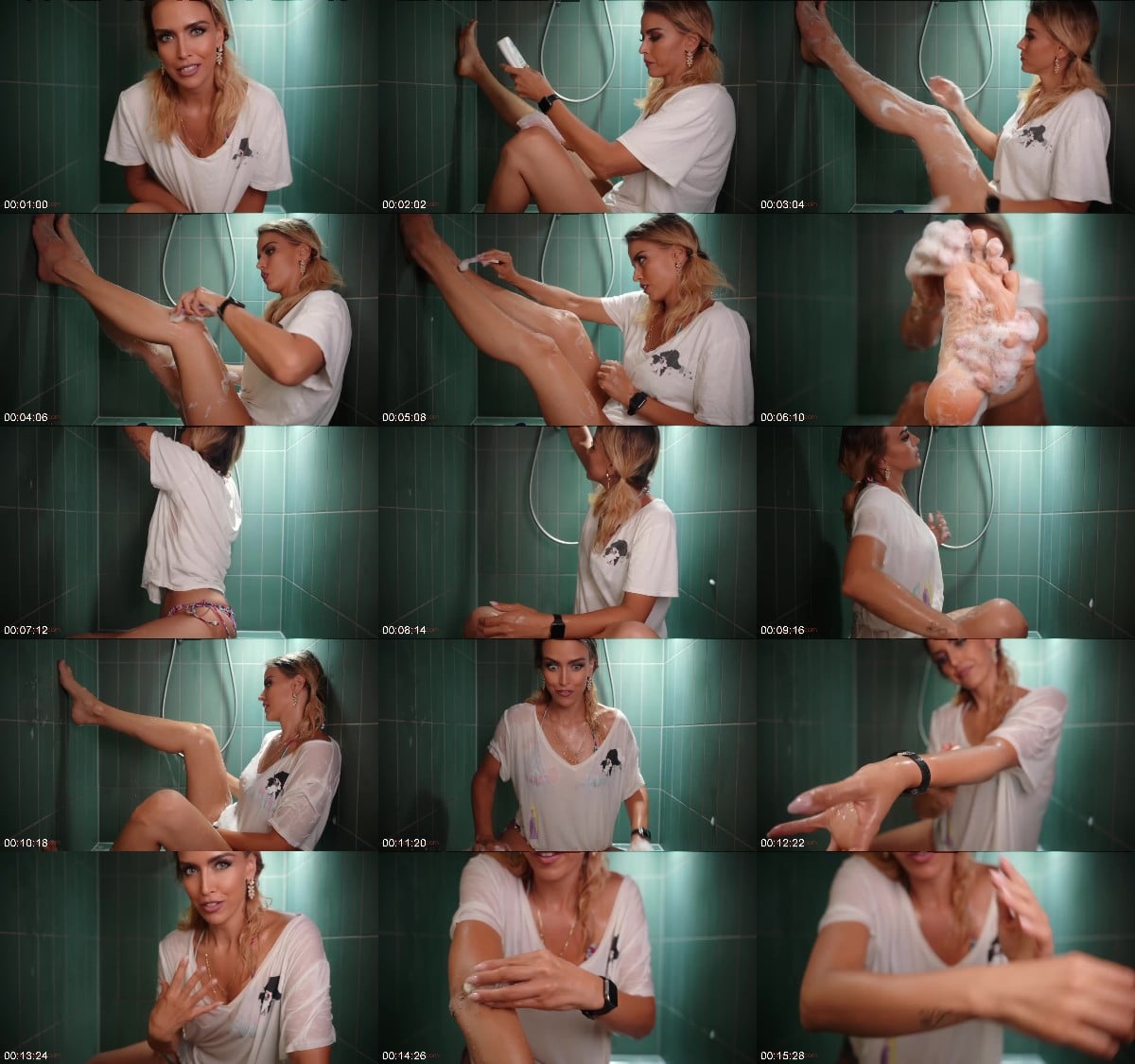 Gina Monelli - ASMR Shower Cleaning Sounds 6