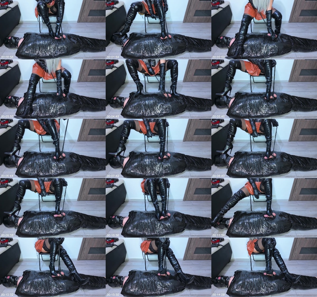 Goddess Maisha - Mummified Torment - Boot Trampling Results in an Explosive Ruined Cumshot 6