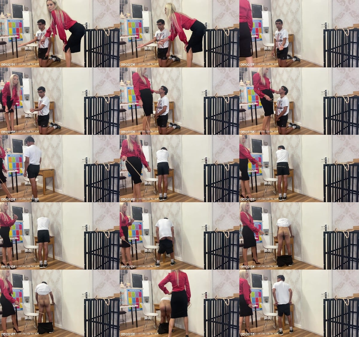 LADYDARKANGEL - More Caning For The Naughty Boy 6