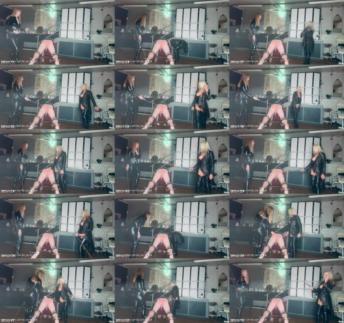 LADYDARKANGEL - Obviously He Must Take The Cane Too With Ladey Lush 6