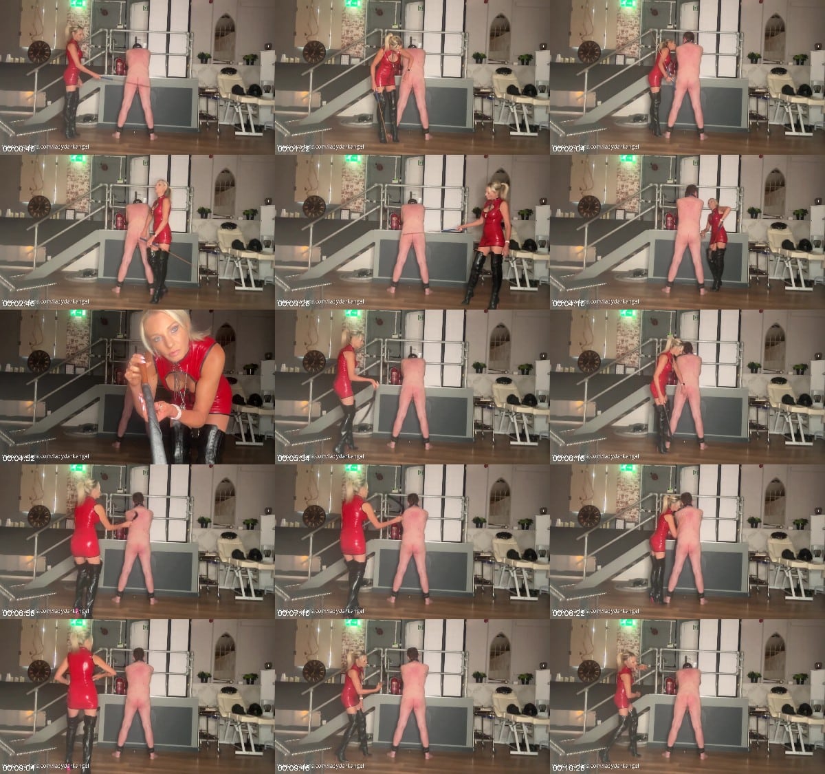 LADYDARKANGEL - The Cane And Dragon Tail Whip 6