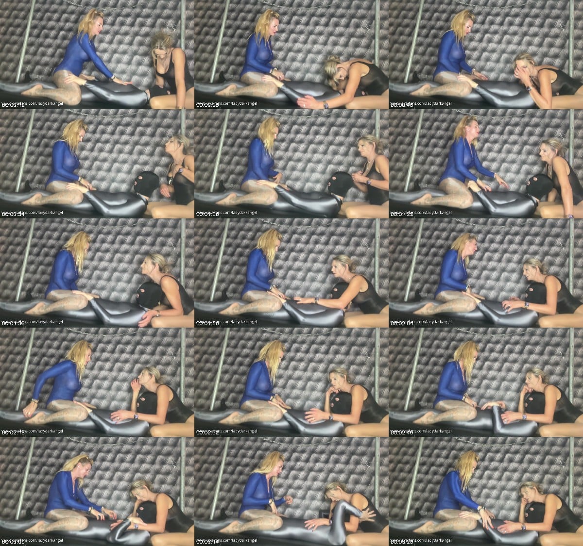 LADYDARKANGEL - Triple Nylon Tease 6