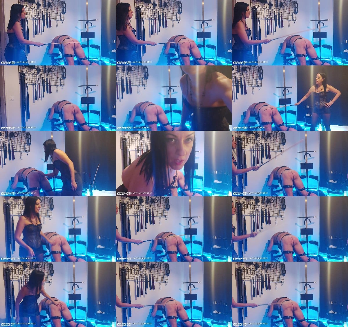 Lady Bellatrix - Extended Caning Session 6