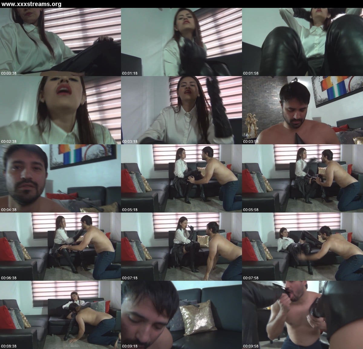 Latin Beauties in High Heels - Yf Ye Goddess Kalinda slapping her slave 3