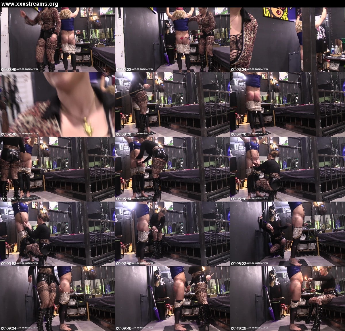 Mistress Tirza - Whipping Caning Flogging CBT Hard Session 3