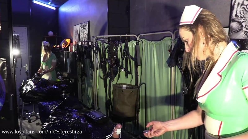 Mistress Tirza NL - Nursing Role Play About Anal And Electro CBT Therapy To Researc 5