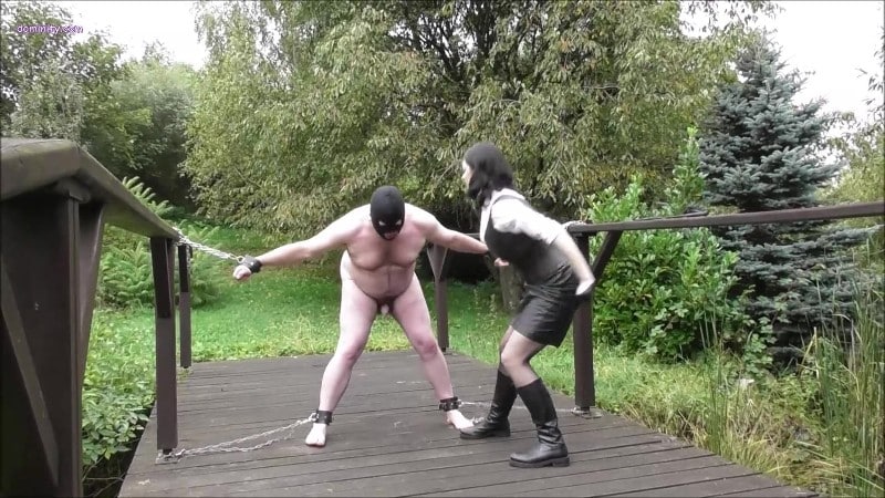 Other World Kingdom - Mistress Bella Lugosi - Balls Kicking On The Bridge 14