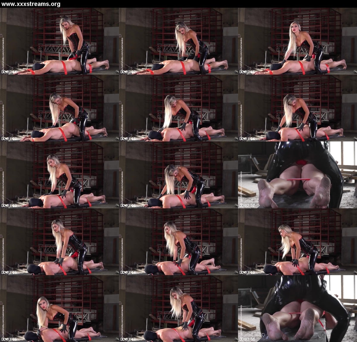 SadoMasoBoy - Mistress Iside - Fucked hard in the ass on the fuck bench 3