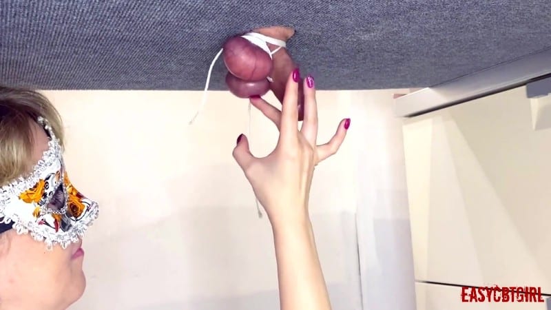 Sexyfemdomcbt - Mistress Ties Balls And Snaps Fingers Over Slave Balls 2