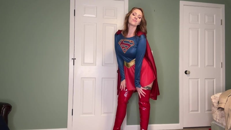 SneezeGoddess - Milking Your Cock onto My Super Tits with my X-ray Vision 3