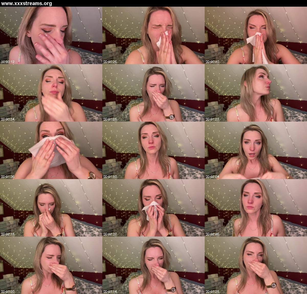 SneezeGoddess - Nose Blowing and Pinching 3