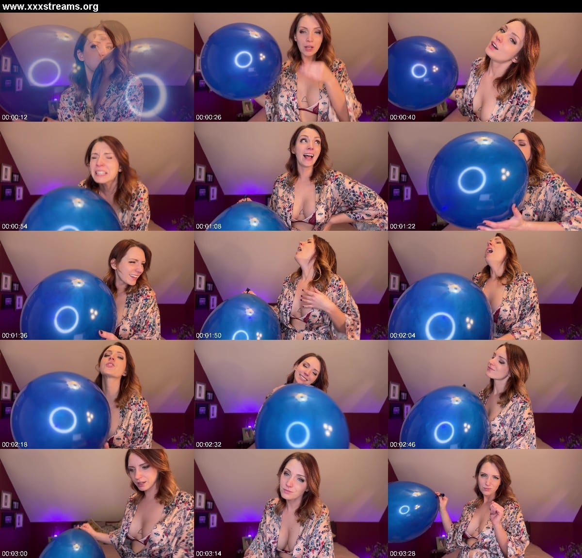 SneezeGoddess - Sneezing During a Balloon Video 3