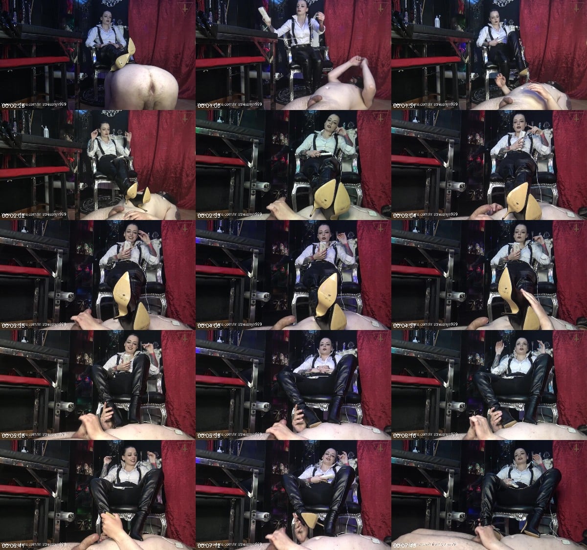 The Countess Nyx - JOI And Cumshot On The Boot 6