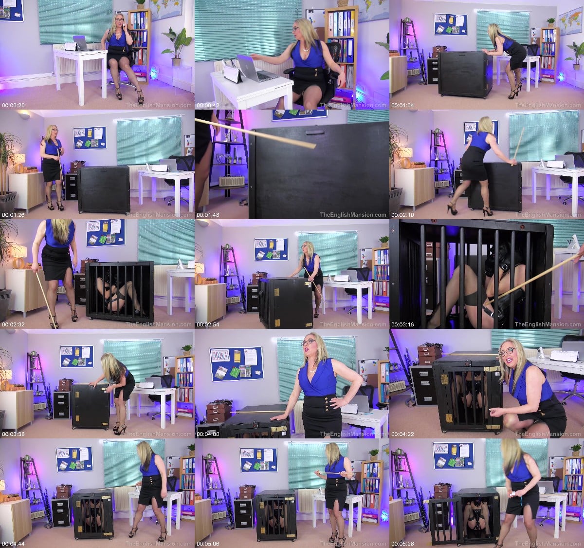 The English Mansion - Miss Eve Harper - Office Gimp Pt1 Part 1 6