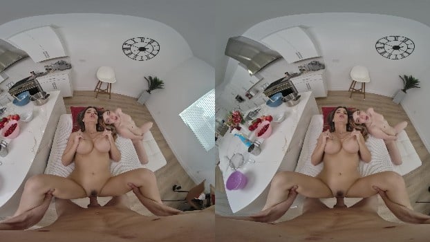 [RealJamVR.Com] Demi Hawks, Krystal Sparks - Family Taboos: Holiday Fun [01.07.2025] (8192x4096p / 8k / Uhd / High Bitrate) 4