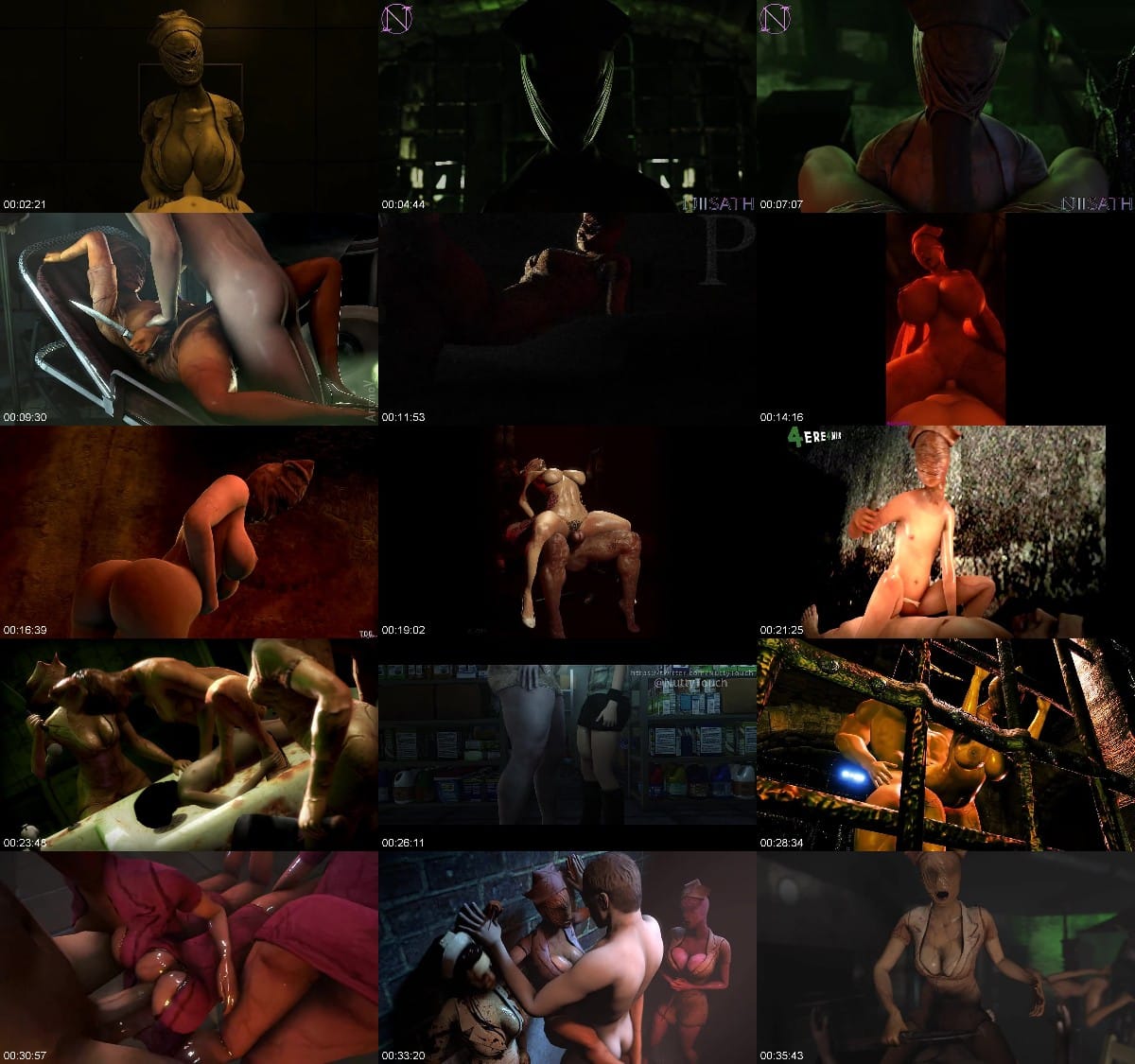 3DHentai Nurses ( Silent Hill ) compilation 6
