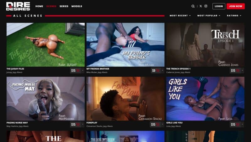 DireDesires.com Leaks Siterip K2S [142 Videos / 380 GB] 1