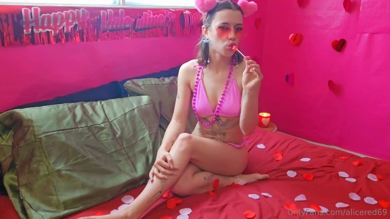 Alice Red - Small Penis Lollypop Tease 5