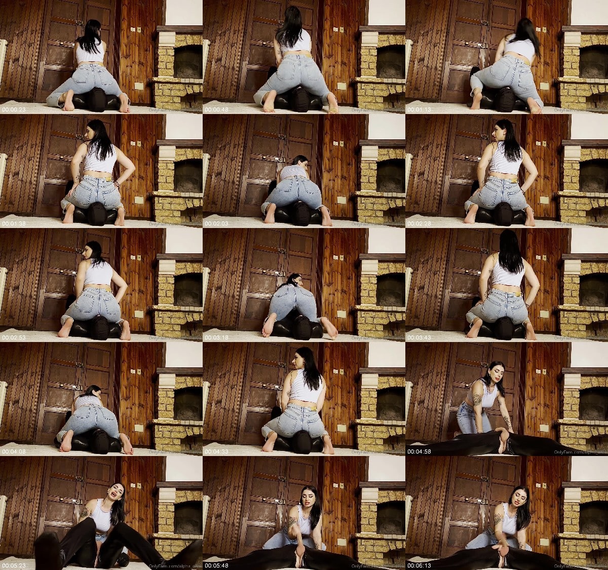 Alpha Diva - Facesitting Jeans Cumshot 6