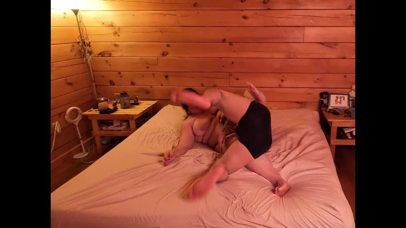 AmazonGoddessNyx - Amazon Goddess Wrestles Smaller Man 5