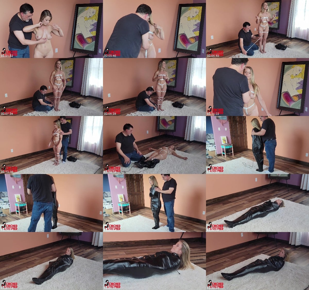 BDSMmania Claire's Sleep Sack Struggle 6