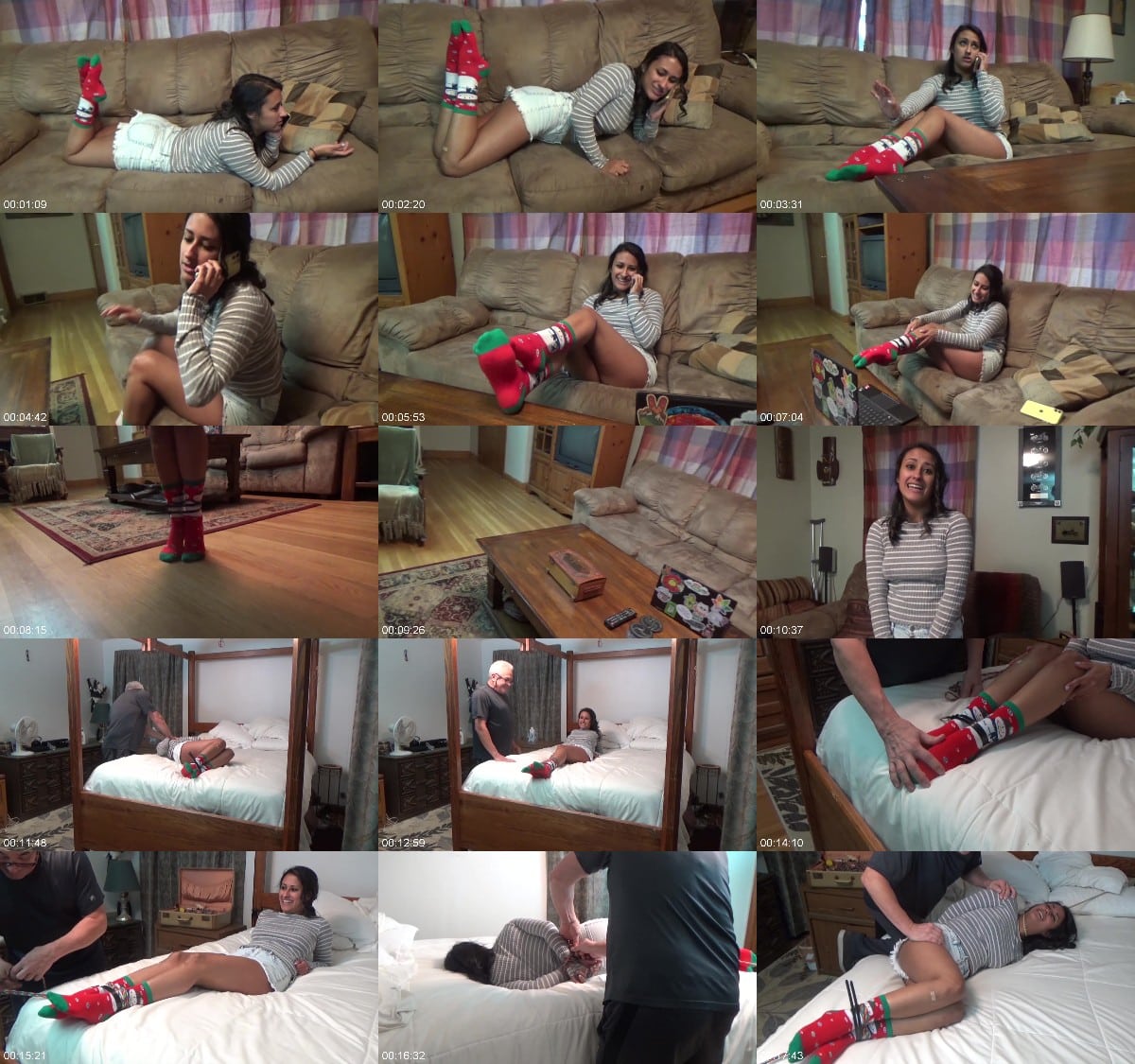BDSMmania Drea Meets The Christmas Sock Stalker 6