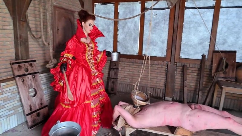 Ballbusting Mistress Lady Renee - The Swedish drink 4
