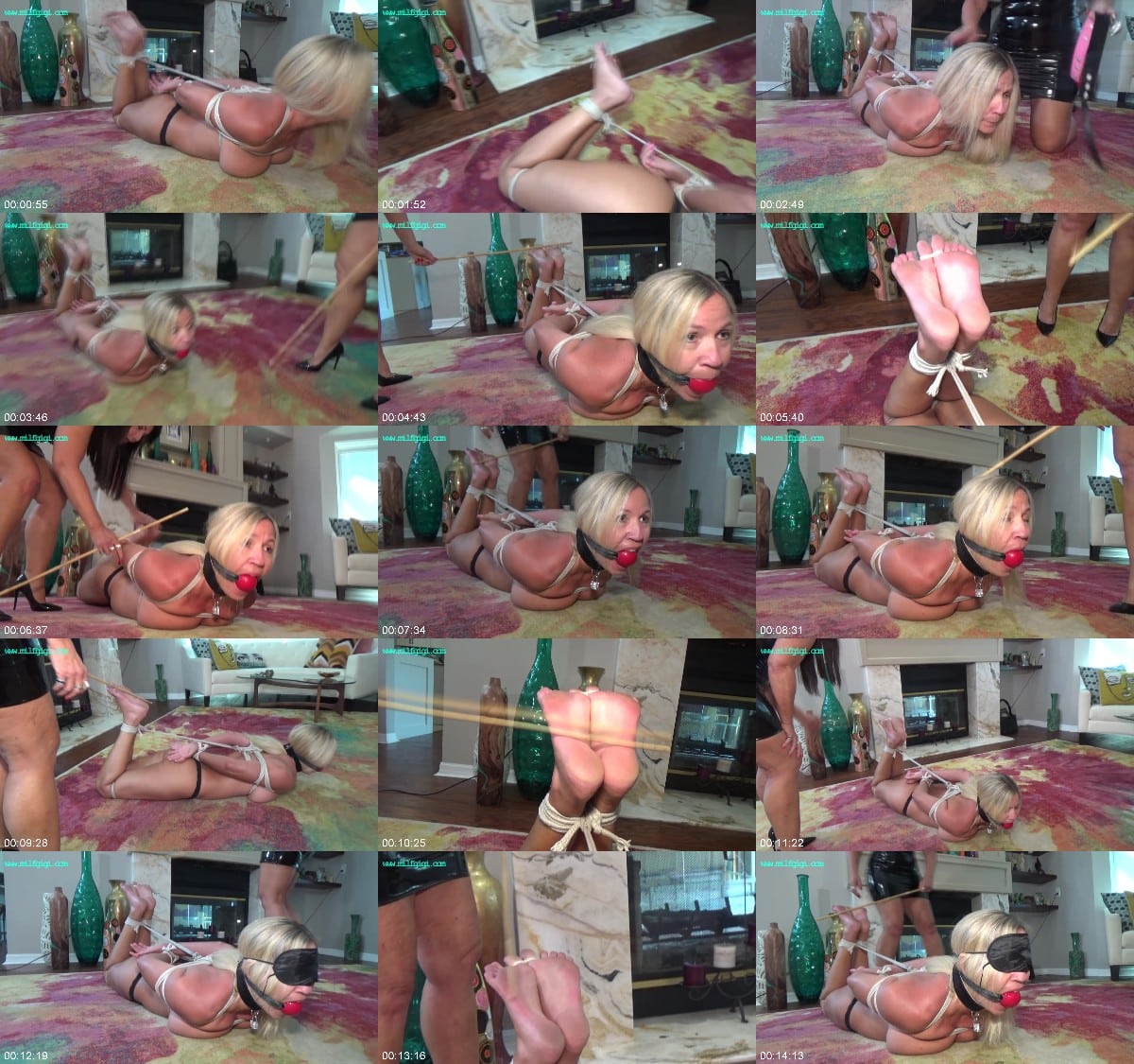 Bdsmmania Amanda Foxx - Bastinado For Blonde Milf 6
