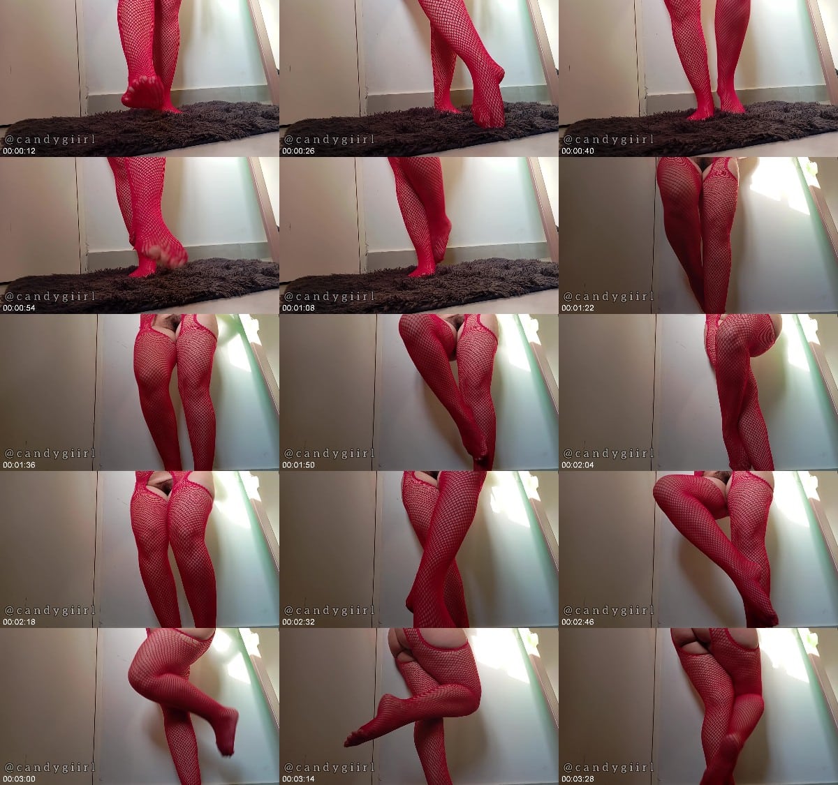 CandyGiirl - Worship My Legs And Feet In Fishnets 6