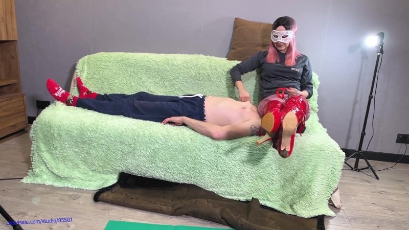 Cruel Domination - I Sit On The Slave's Face And Spit On The Floor, Then I'll Make Him Lick My Drool 2 2