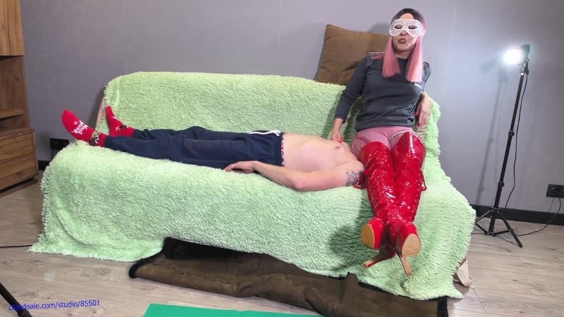Cruel Domination - I Sit On The Slave's Face And Spit On The Floor, Then I'll Make Him Lick My Drool 2 4