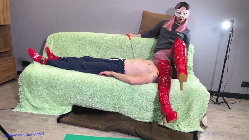 Cruel Domination - I Sit On The Slave's Face And Spit On The Floor, Then I'll Make Him Lick My Drool 2 2