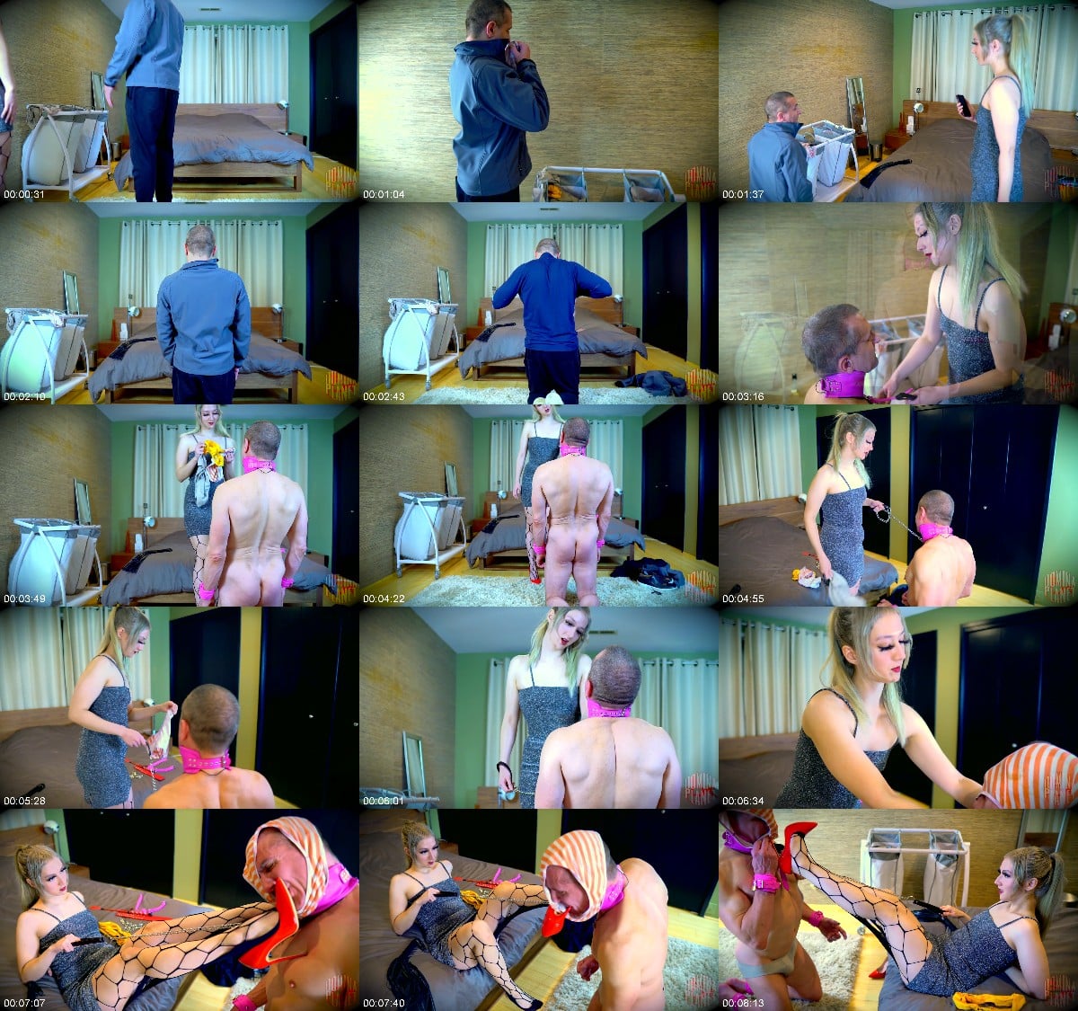 Domina Planet Mistress June - Dirty Panty Boy Doormat 6