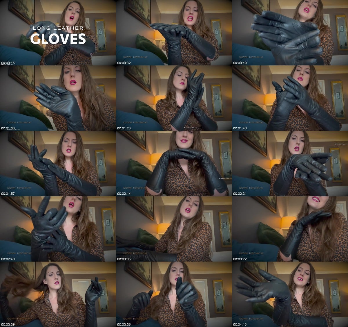 Domme Tomorrow - LONG LEATHER GLOVES 6