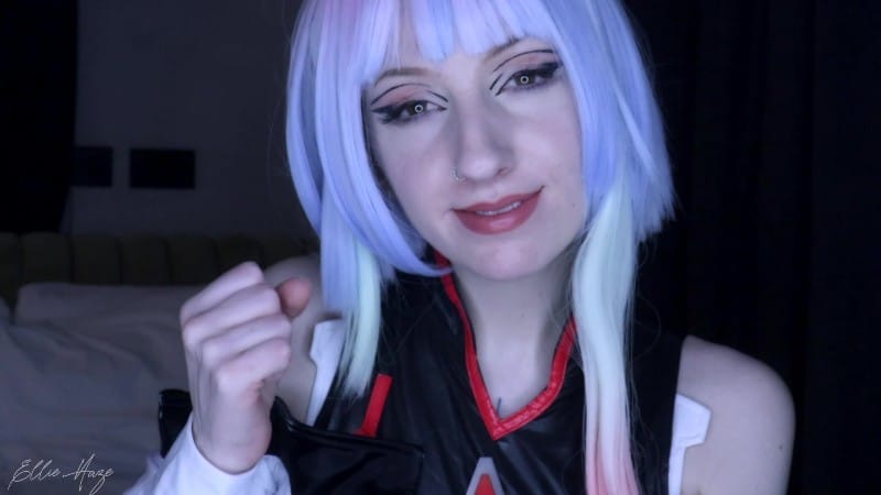 Ellie Haze - Lucy Cyberpunk Jerk off instruction 2