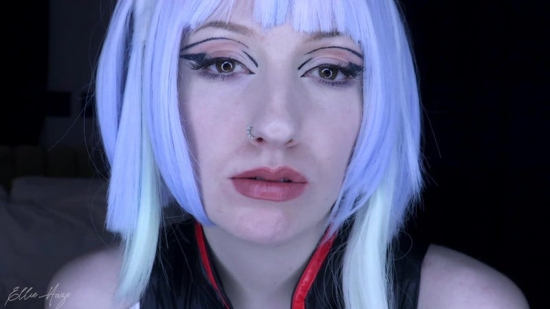 Ellie Haze - Lucy Cyberpunk Jerk off instruction 4