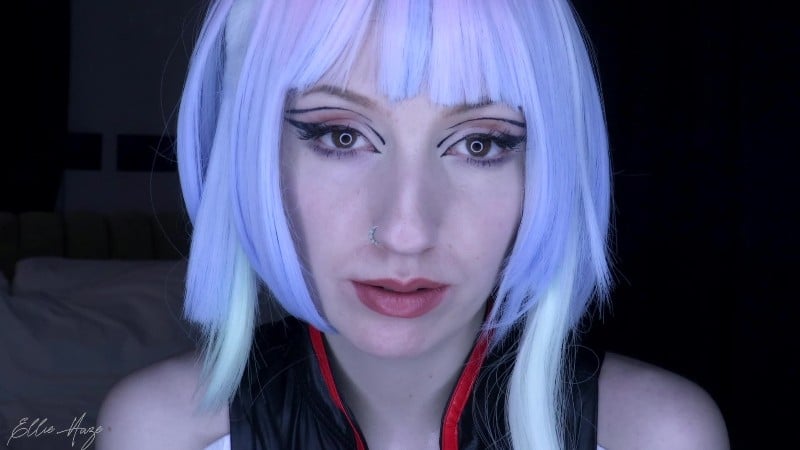 Ellie Haze - Lucy Cyberpunk Jerk off instruction 1