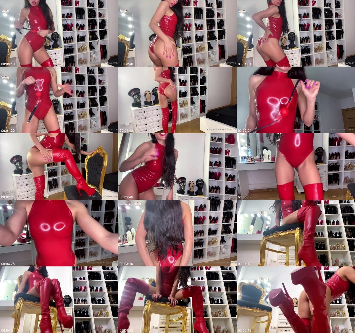 Evil Woman - A small reminder who you belong to connected with latexass and boots wr 6